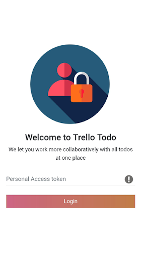 Android application trelloTodos screenshort
