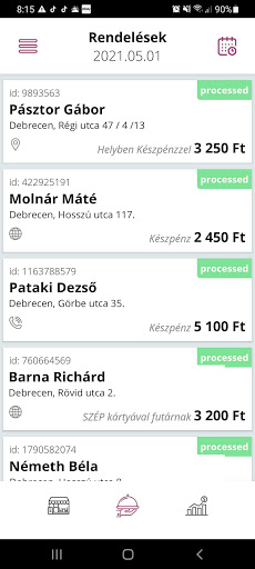 Oneminorder Étterem Statisztik Screen 3