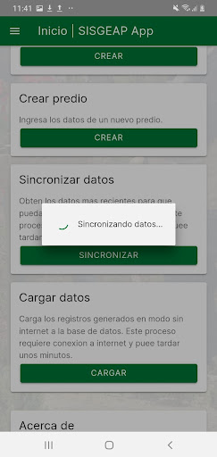 sisgeap app Screen 2