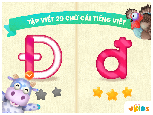 Screenshot of Bé Học Chữ Cái Tiếng Việt - Vk