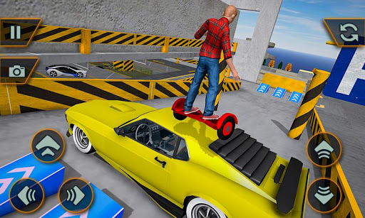 Android application Hoverboard Racing Simulator 3d screenshort