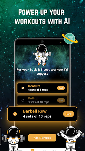 Screenshot of Stronger - Workout Gym Tracker