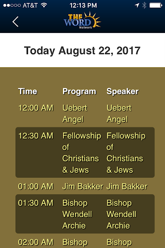 The Word Network App Screen 3