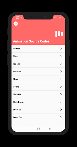 Source Codes - Learn Android Screen 2