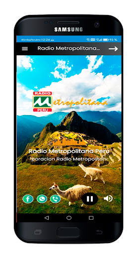 Android application Radio Metropolitana Peru screenshort