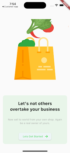 Android application OrderPLZ Outlet screenshort