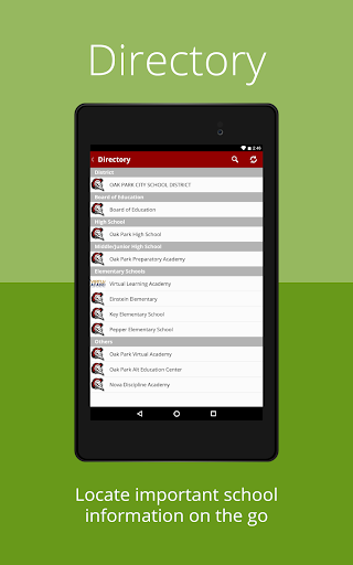 Oak Park Schools Screen 2
