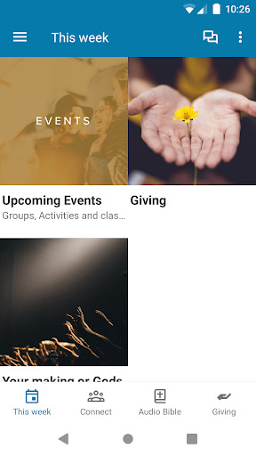 Android application New Beginnings Church - OR screenshort