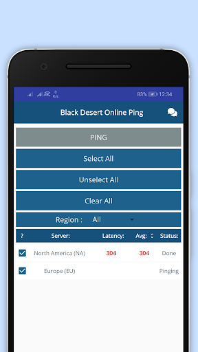 Black Desert Online Ping Screen 2