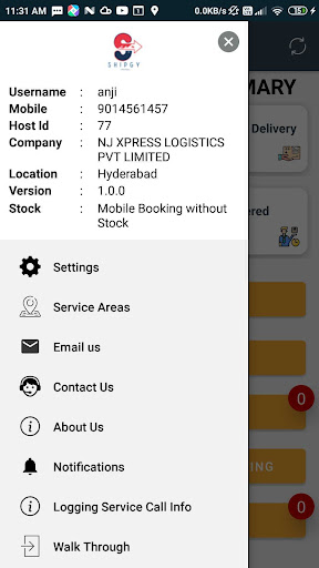 Shipgy Delivery Screen 3
