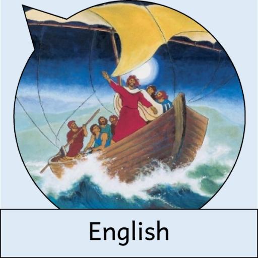 Comic Jesus Messiah in English  Icon
