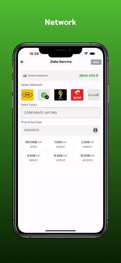Android application Ogiedata screenshort