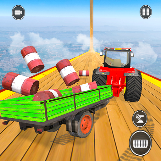 Tractor Game Stunt Racing