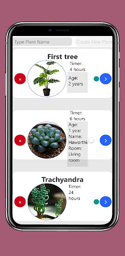 Android application Plants screenshort