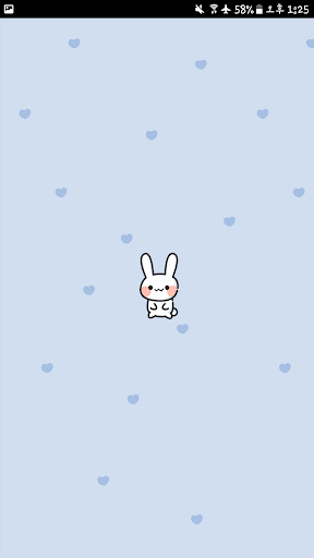 Android application 토끼 솜떡이 카카오톡 테마 screenshort