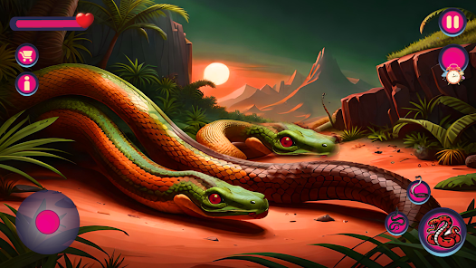 Captura 14 Wild Snake Anaconda Cobra Game android