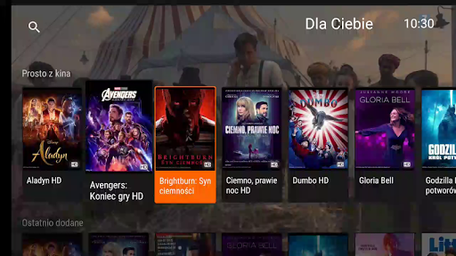 Android application Orange TV screenshort