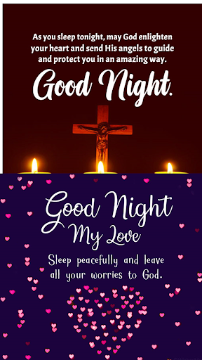 Android application Good Night Blessings & Prayers screenshort