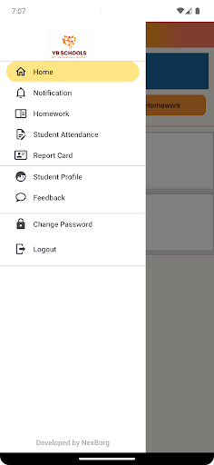 VB Schools Parent App Screen 3