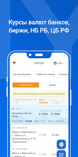 Myfin.by - курсы валют и банки Screen 2