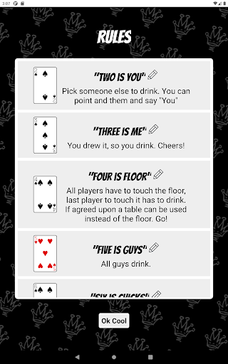 Kings Drinking Game