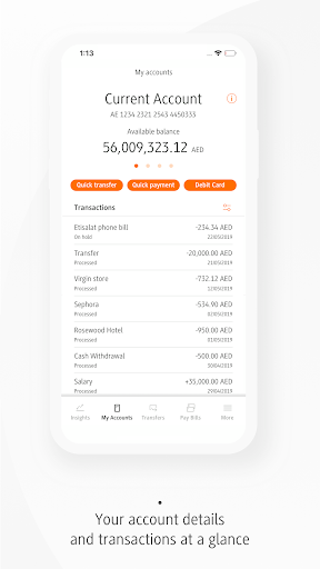 Al Hilal Mobile Banking App Screen 3