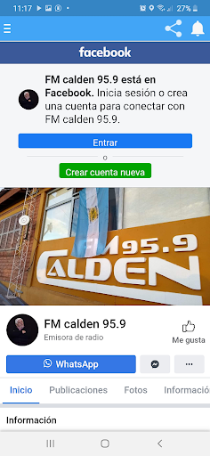 Android application FM Calden 95 (NQN) screenshort