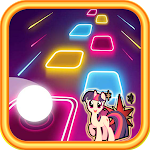 Cover Image of Download My Little Pony Tiles Edm Rush 1.4 APK