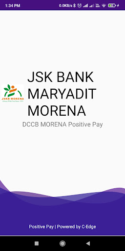 Android application DCCB MORENA Positive Pay screenshort