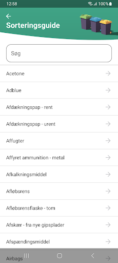 AffaldsGuide Assens Screen 3