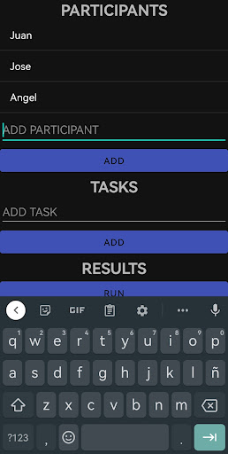 Task Assigner Screen 2