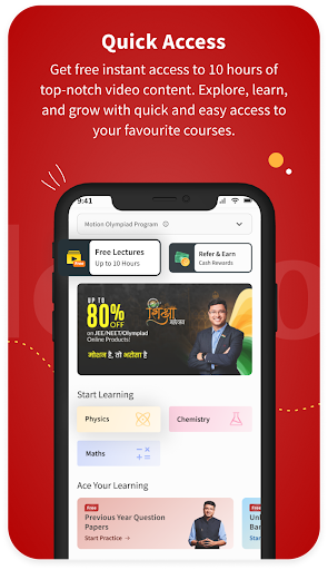 Motion Learning App | JEE NEET Screen 2