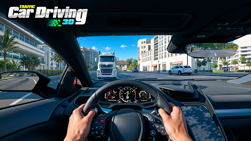 Real Traffic Car Driving Games screenshot 16