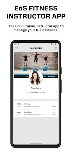 Android application EOS Instructor screenshort