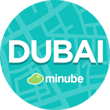 Dubai Travel Guide in English with map icon