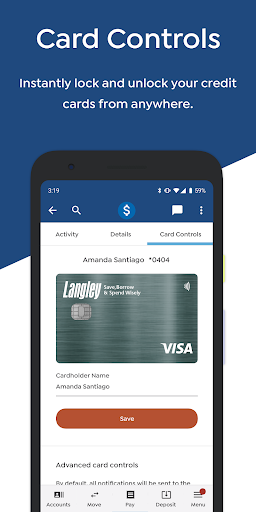 Langley Mobile Banking Screen 3