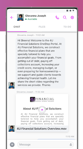 4U Financial Solutions Screen 3