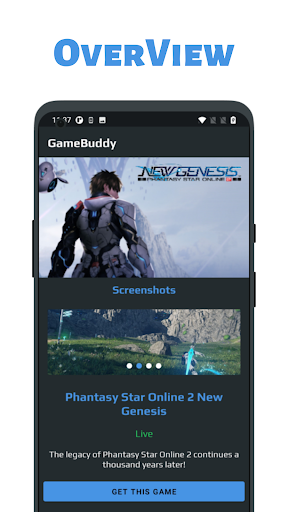 Game Buddy Screen 2