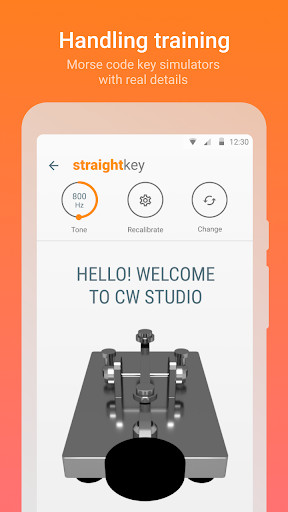 Android application CW Studio: Fun Morse Code screenshort