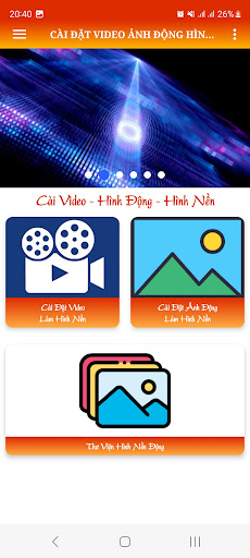 Cài Đặt Video Làm Hình Nền ĐT Screen 2