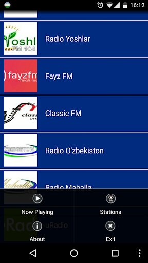Radio Uzbekistan Screen 3