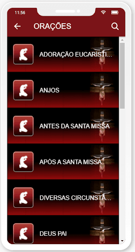 Liturgia Diária com Missal Screen 3