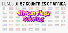 coloring flag African country - Screenshot 3