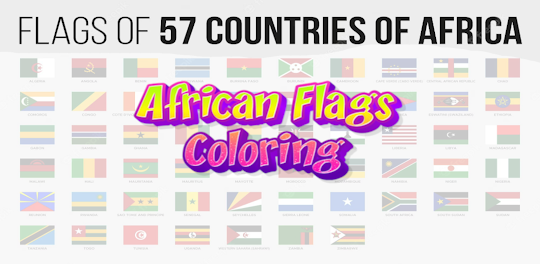 アフリカの国旗を着色