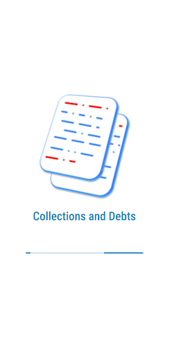 Android application Collections and Debts screenshort