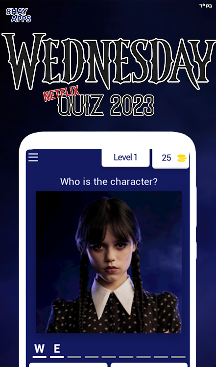 Wednesday Netflix Quiz 2023 - 9.3.6z - (Android)
