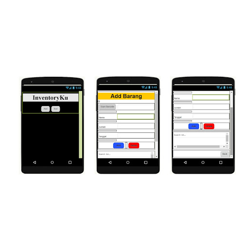 Android application InventoryKu screenshort