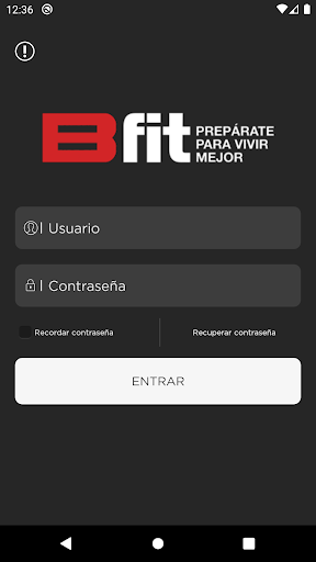 Android application Bfit Moralzarzal screenshort