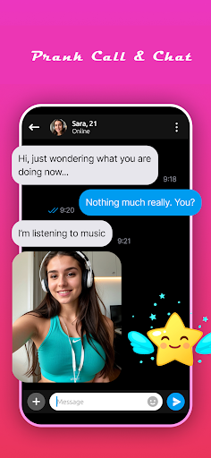 Android application Prank Call - Fake Call & Chat screenshort