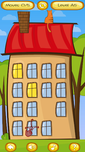 Android application Turn On House - Logic Puzzle screenshort